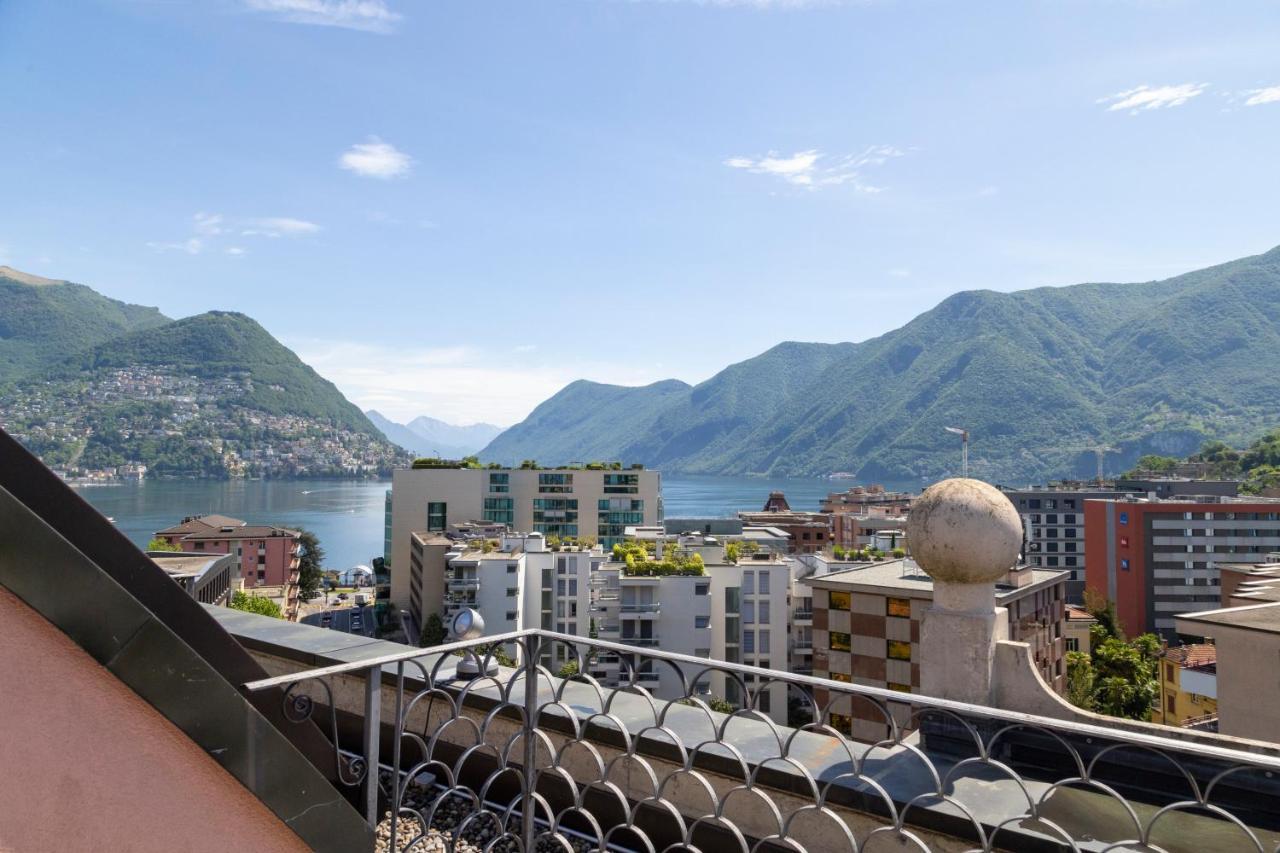Hotel De La Paix Lugano Bagian luar foto