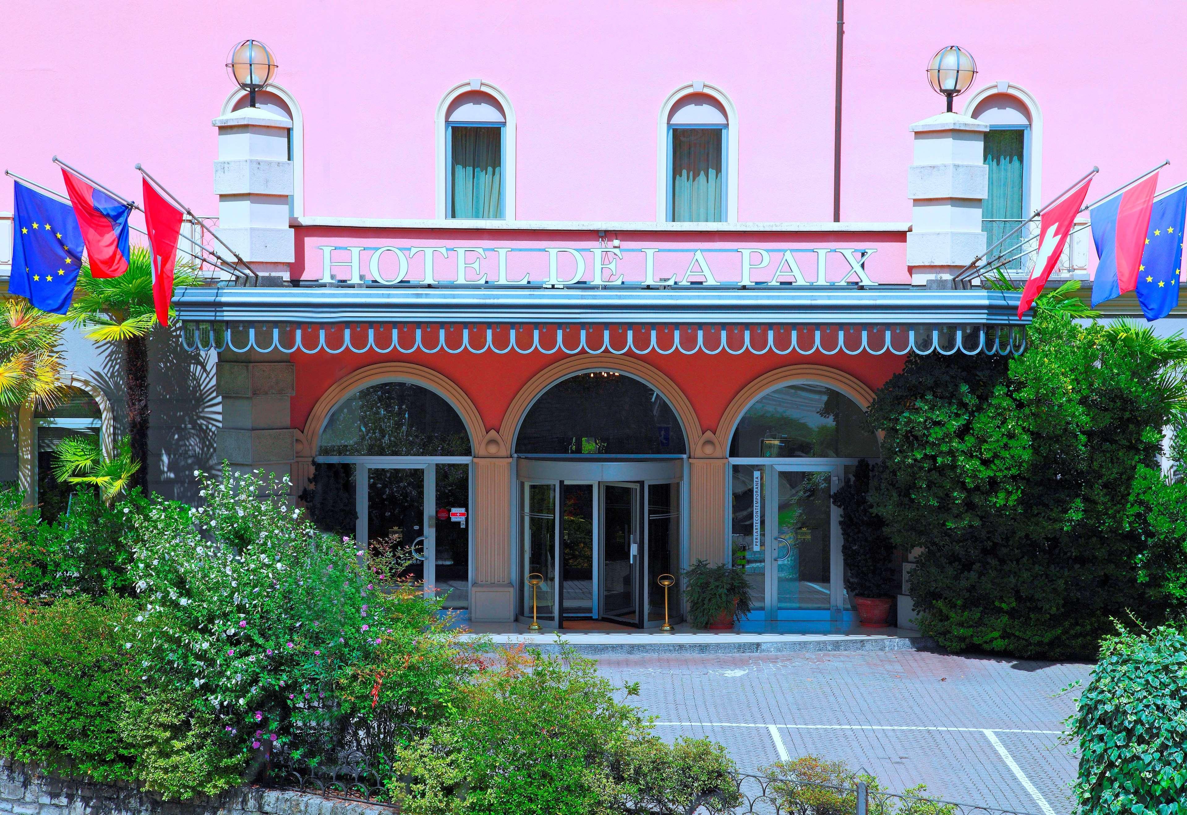 Hotel De La Paix Lugano Bagian luar foto