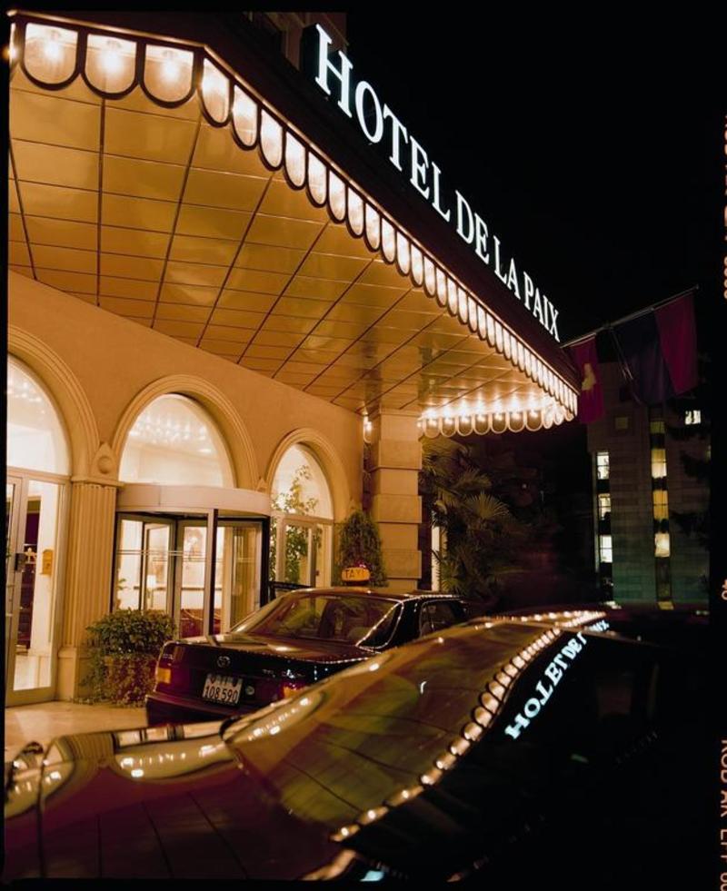 Hotel De La Paix Lugano Bagian luar foto